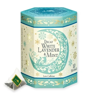 Decaf White Lavender & Mint Tea Bags Special Gift Box