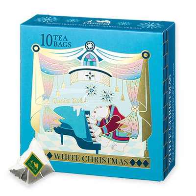 White Christmas Tea Bags Gift Box Xmas 2023