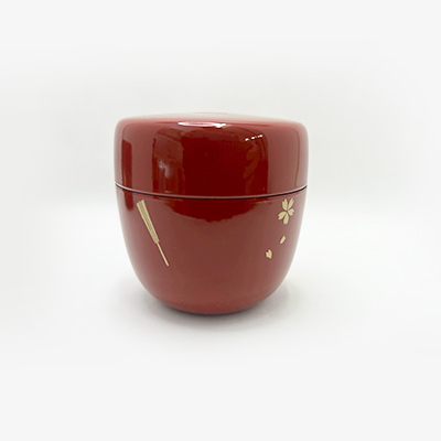 Matcha Tea Caddy Red