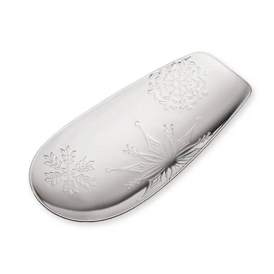 Tea Measuring Spoon Snow Crystal Silver
