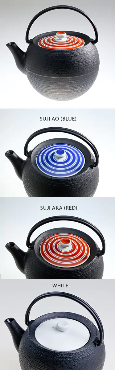 MARUDAMA L - Cast Iron Tea Pot With Porcelain Lid