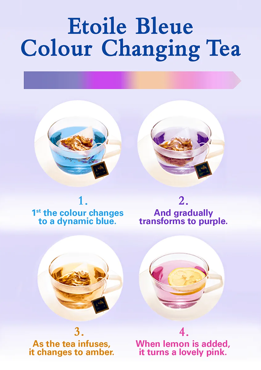 Etoile Bleue - Colour Changing Herbal Tea Bags